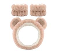 Fasce per il trucco - Morbide fasce spa per lavare il viso, fasce per capelli per la cura della pelle | Fascia elastica in spugna per il viso da donna, accessorio cosmetico