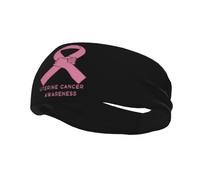 Fasce per la consapevolezza del cancro uterino Fascia per il sudore per donna Uomo-Fascia per il sudore per yoga Fasce elastiche per capelli larghe per il fitness sportivo