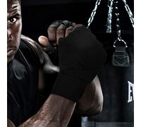 Fasce per Le Mani da Boxe Set di Bende in Cotone Resistente per Allenamento, 2,5 M, Rosso//Blu, 2 Pezzi, Kickboxing Muay Thai MMA (Black)