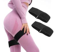 Fasce per l'occlusione per glutei da donna, 2 pezzi, fasce per l'occlusione dei glutei per la costruzione dell'anca Fasce per la limitazione del flusso sanguigno BFR Bundle Booty Bands per donne che