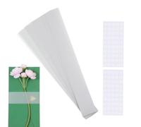 Fasce per ombelico per invito, floreali, porta carte traslucide | Elegante dettaglio floreale, nastro traslucido per invito, fascia per ombelico, tocco professionale per biglietto di