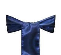 Fasce per sedie, Fasce per sedie 25 Pezzi 17x275 cm Decorazioni for navate di Compleanno for Matrimoni e Compleanni(Dark Blue)