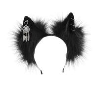 Fasce realistiche con orecchie di gatto, per carnevale, feste, appassionati di film, giochi di ruolo, anime, trucco, orecchie di animali, orecchie di animali per adulti, per lavare il viso, giochi di