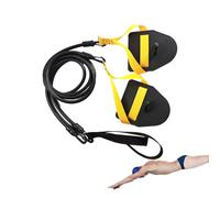Fasce resistenti al nuoto - Cintura da allenamento per le braccia, corda di trazione estensibile, fasce elastiche per il fitness con pinne per la pratica del nuoto a terra, strumenti per