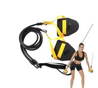 Fasce resistenti per piscina per nuoto - Fasce di resistenza elastiche in TPU pesanti da 60 libbre, Attrezzatura per l'allenamento di nuoto portatile, include pinne da nuoto, allenamento a terra per