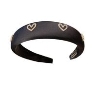 Fasce scintillanti con strass a forma di cuore per donne e ragazze comodo copricapo per varie occasioni accessori per capelli scintillanti da donna