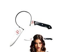 Fasce Spettrali Per Donna | Copricapo Divertente Con Macchia Di Sangue | Puntelli Per Scherzi In Costume Cosplay Spaventosi | Per Adulti Uomini Donne Shock Risate Urlando Festa Casa Stregata