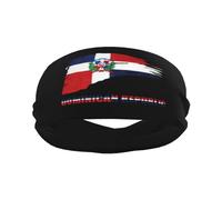 Fasce sportive con bandiera della Repubblica Dominicana per uomo e donna, fascia da allenamento traspirante, fascia tergisudore per corsa, ciclismo, calcio, yoga