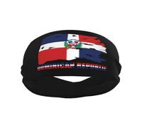Fasce sportive con bandiera della Repubblica Dominicana per uomo e donna, fascia da allenamento traspirante, fascia tergisudore per corsa, ciclismo, calcio, yoga