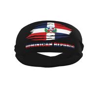 Fasce sportive con bandiera della Repubblica Dominicana per uomo e donna, fascia da allenamento traspirante, fascia tergisudore per corsa, ciclismo, calcio, yoga
