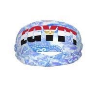 Fasce sportive con bandiera egiziana, testo egiziano, parola artistica, per uomo e donna, fascia antisudore in spugna di cotone traspirante, per yoga e ciclismo