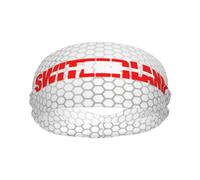 Fasce sportive con bandiera svizzera, testo svizzero, parola artistica, per uomo e donna, fascia antisudore in spugna di cotone traspirante, per yoga e ciclismo