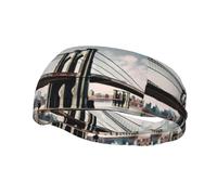 Fasce sportive con stampa Brooklyn Bridge S Fasce per capelli ad alte prestazioni Appassionati di fitness Yoga Sport all'aria aperta