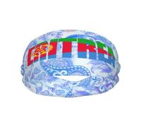 Fasce sportive con testo e parola della bandiera dell'Eritrea per uomo e donna, fascia antisudore in spugna di cotone traspirante, per yoga e ciclismo