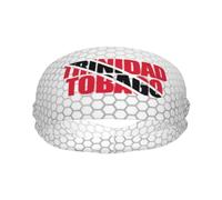 Fasce sportive con testo e parola della bandiera di Trinidad e Tobago per uomo e donna, fascia antisudore in spugna di cotone traspirante, per yoga e ciclismo