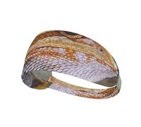 Fasce sportive Dragon Lizard per donne e uomini, fasce elastiche per capelli, fasce antiscivolo alla moda per yoga, fitness e corsa, nere