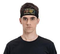 Fasce sportive per uomo e donna, parti originali vintage del 1982, fascia per allenamento traspirante, fascia per il sudore per corsa, ciclismo, calcio, yoga
