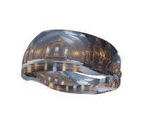 Fasce uniche personalizzate per uomini e donne, eleganti fasce per il sudore per corsa, allenamento e sport, traspiranti ed elastiche, bella chiesa