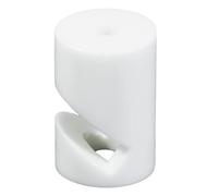 Fascetta a V bianca 30x20mm F-BRIGHT, ideale per l'organizzazione di cavi e miglioramenti negli impianti elettrici.