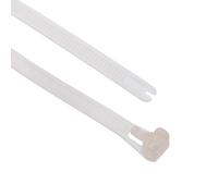Fascetta Cavi Naturale Richiudibile Riutilizzabile 7,6mm 150mm 100