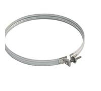 Fascetta di Bloccaggio Inox AISI - Regolabile e Resistente - Diverse Varianti (Ø80, 100, 120, 130, 150, 180, 250, 300 mm) - Per Canna Fumaria, Stufe e Impianti - LEMAG SRL (120)