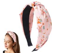 Fascetta di Pasqua per la festa di Pasqua con stampa pasquale per le donne, elegante e carina fascia di Pasqua per vacanze, appuntamenti, viaggi, danze,