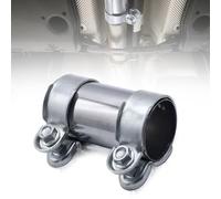 Fascetta di Scarico, ø 50mmX125mm Morsetto per Fascia di Scarico Giunzione In Acciaio Inox 304 per Tubo di Scarico con Diametro