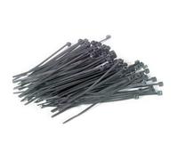 Fascetta fermacavi durevole di alta qualità 100x2,5 mm nera Pk100 nylon nero res