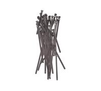 Fascetta fermacavo durevole rilasciabile Pk30 nera 125-300 mm Nylon nero resiste
