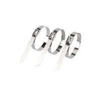 Fascetta in acciaio inossidabile 10 pezzi 12 mm 0,47 pollici fascetta in acciaio inossidabile 304 (12x150 mm)