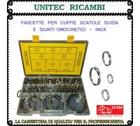 Fascetta Inox per cuffia scatola guida e giunto omocinetico cassetta da 56 pz