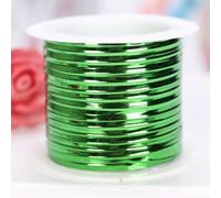 Fascetta metallica per sigillare alimenti e sacchetti, lunghezza 15 m, perfetta per organizzare forniture (verde)