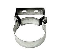 Fascetta murale canna fumaria DN 250 tubo acciaio inox 316