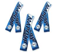 Fascetta Napoli 89 x 8 cm Ideale Come Fascia Capelli - 3 Fascie Napoli + Cartolina Omaggio - Gadget Calcio Napoli