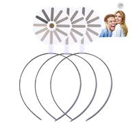 Fascetta per capelli creativa accessori per capelli divertenti espressione emotiva, fascia rotante con espressione di personalità divertente (tipo A, 3 pezzi, taglia unica)