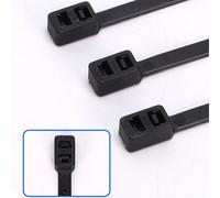 Fascetta per cavi con montaggio a spinta fissa da 100 pezzi Fascetta per cavi per auto Fascetta per cavi in bundle Fascetta con cerniera avvolgente