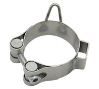 Fascetta scarico LeoVince in acciaio inox con gancio Ø 51 mm