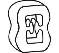 Fascetta silenziatore scarico 255-075 BOSAL