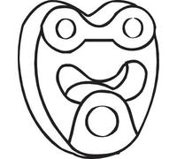 Fascetta silenziatore scarico 255-123 BOSAL