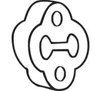 BOSAL Striscia gommata, Imp. gas scarico TOYOTA,MAZDA 255-170 2876929060,BP4740061,BP4740061A N3H240061A,175650D030,175650J030,1756521040,1756522040