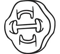 Fascetta silenziatore scarico 255-853 BOSAL