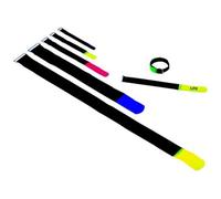Fascetta stringicavo con occhiello 20 x 2 cm nero