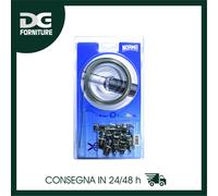 FASCETTA STRINGITUBO A NASTRO 3 MT IN ACCIAIO INOX CON CONNETTORI