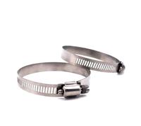 Fascetta stringitubo C023, hardware Ti regolabile antiruggine per ambienti ad alta temperatura e corrosivi, fissaggio per tubi leggero (59-82 mm, 5 pezzi)