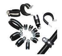 Fascetta stringitubo for cablaggio in metallo Utili clip rivestite in gomma di tipo R(19mm)