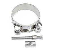 Fascetta stringitubo in acciaio inossidabile 304 resistente for lavori di ristrutturazione, gas di scarico, tubi dell'acqua - Facile da installare e riutilizzabile, 1 pezzo(23-25mm)