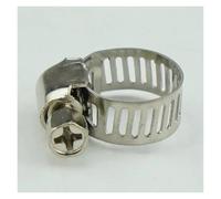 Fascetta stringitubo regolabile in acciaio inox, 10 pezzi, morsetti a vite per tubo del carburante dell'auto, radiatore, tubo dell'acqua del rubinetto e fissaggi idraulici generali (10 pezzi da 16-25