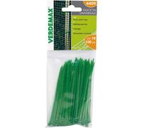 Fascetta universale dentellata lunghezza mm 100 busta 100 pz colore verde Verde