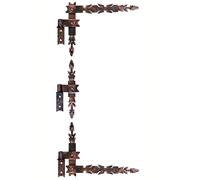 KeyMet Fascette 400 pezzi Strisce angolo nastro per porta negozio finestra ferro battuto Rame