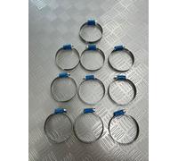Fascette 58-75 stringitubo aba metallica W1 da larghezza 12 mm metallo 10 pezzi